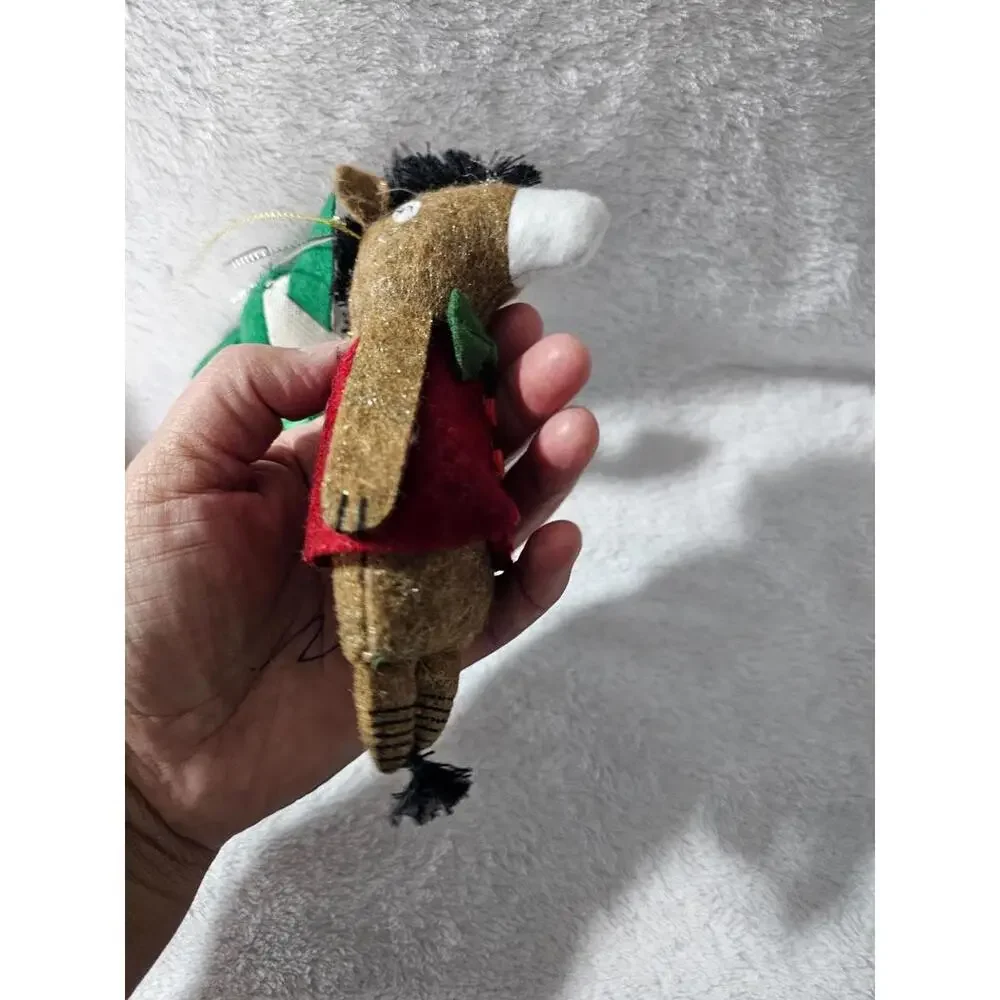 (3 pc) New Target Ornament Plush Horse Succulent Cactus Reindeer Different Sizes